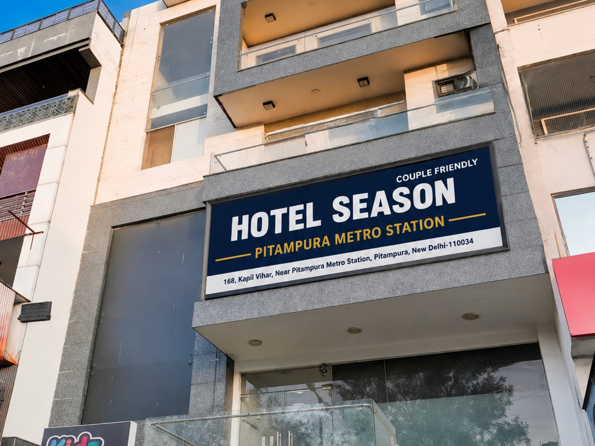 Hotel Season Grand couple exterior near Pitampura Metro Station, New Delhi