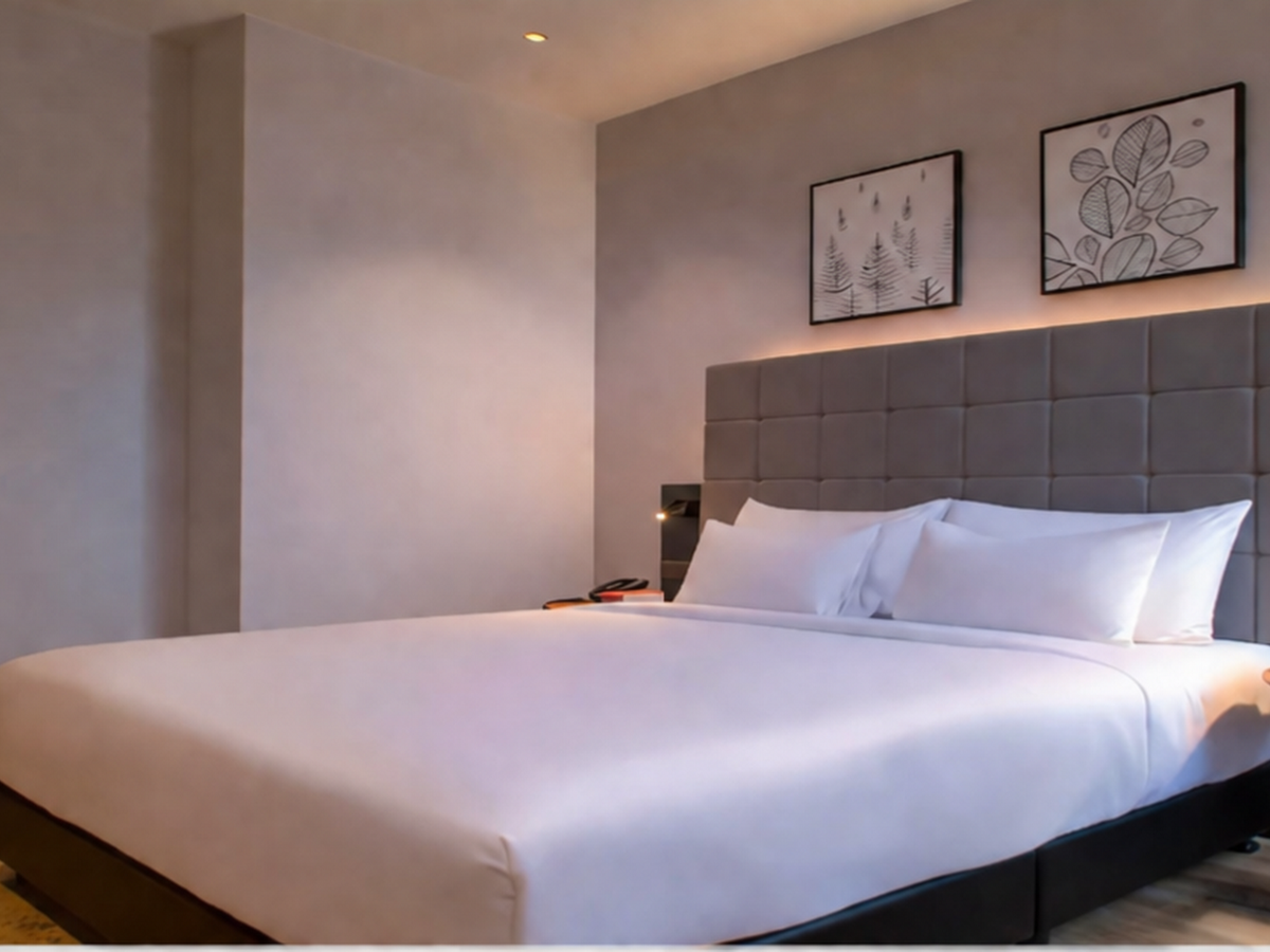 Luxury couple room with modern amenities at Hotel Season Grand couple