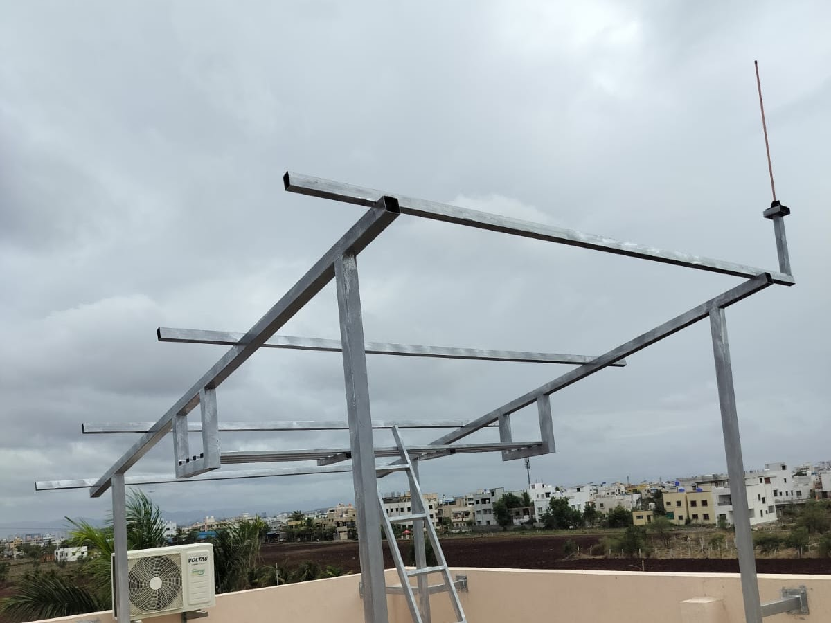 Erigo Energy Solutions rooftop solar panel installation in Pune