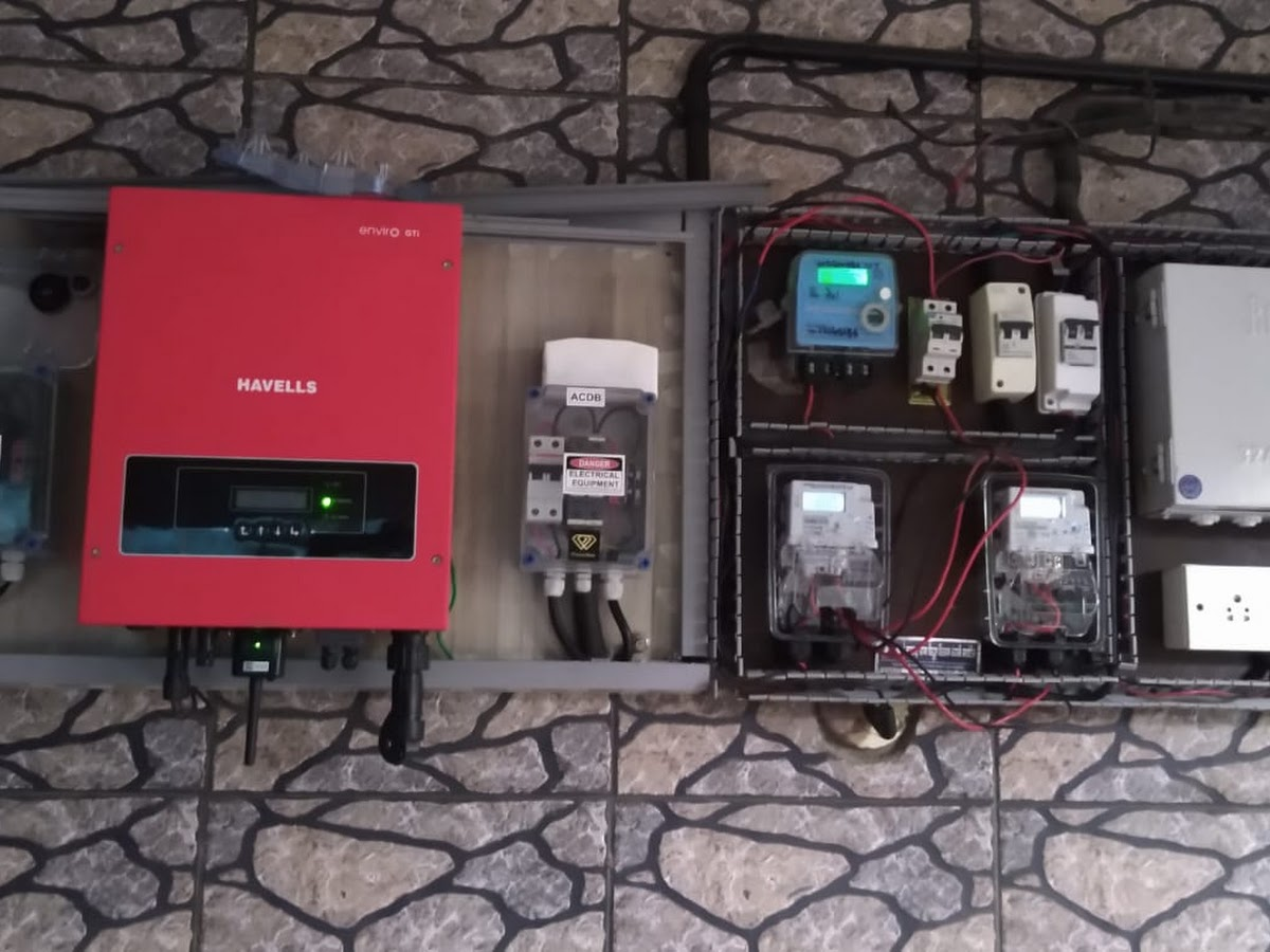 Solar water pump installation for irrigation by Erigo Energy