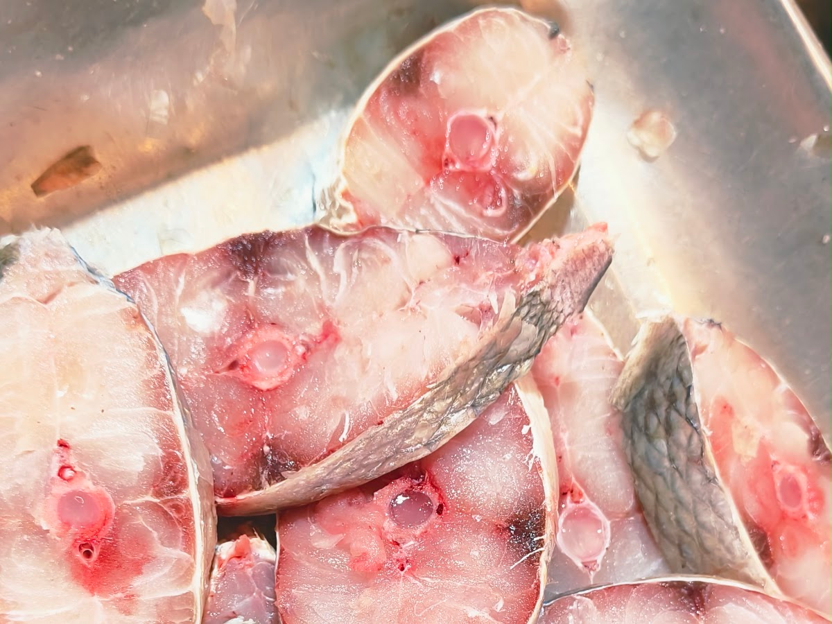 Seafood order sealed and chilled for punctual delivery