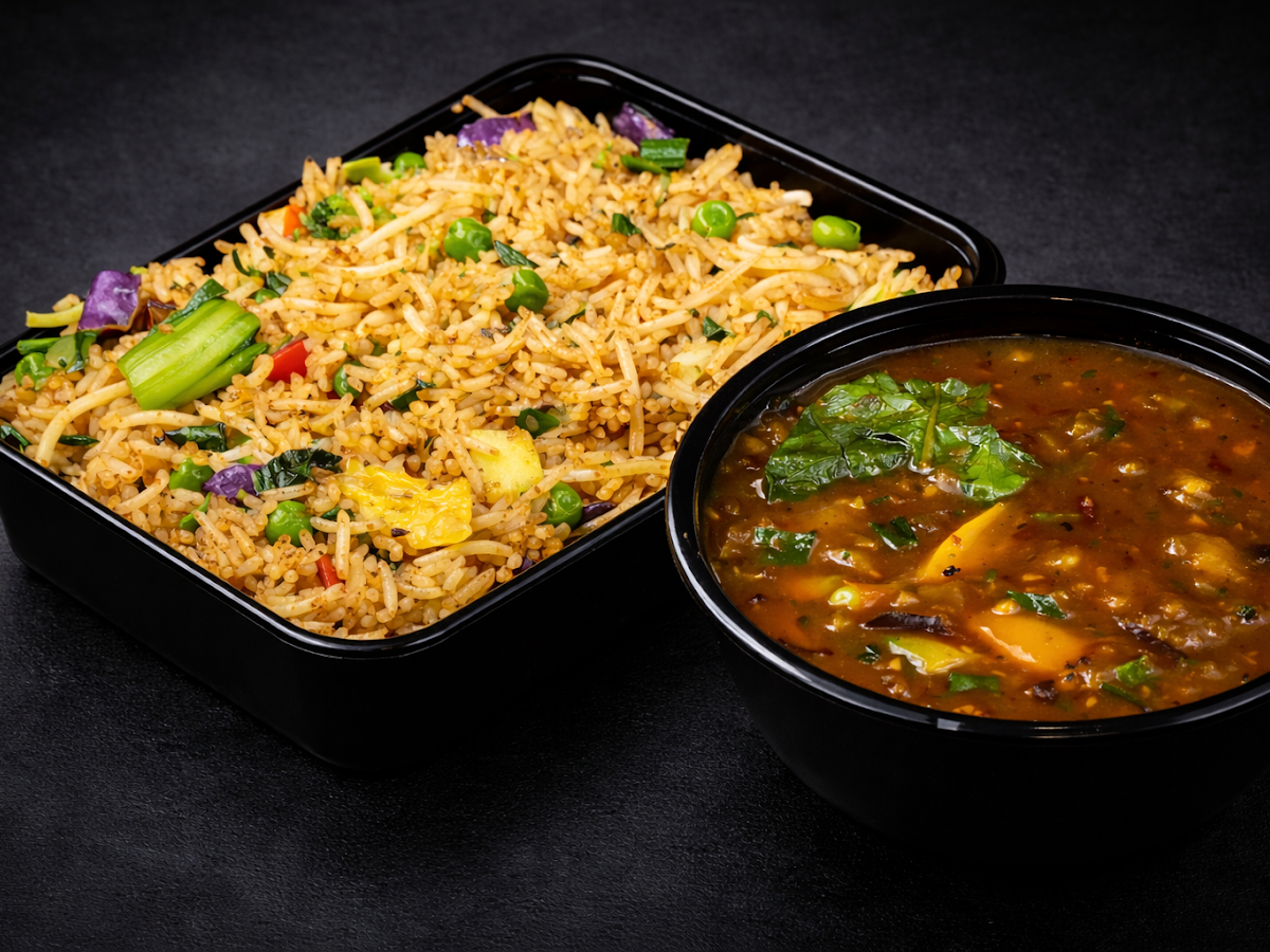 Chicken Biryani served fresh at Lavarjuna Bistro