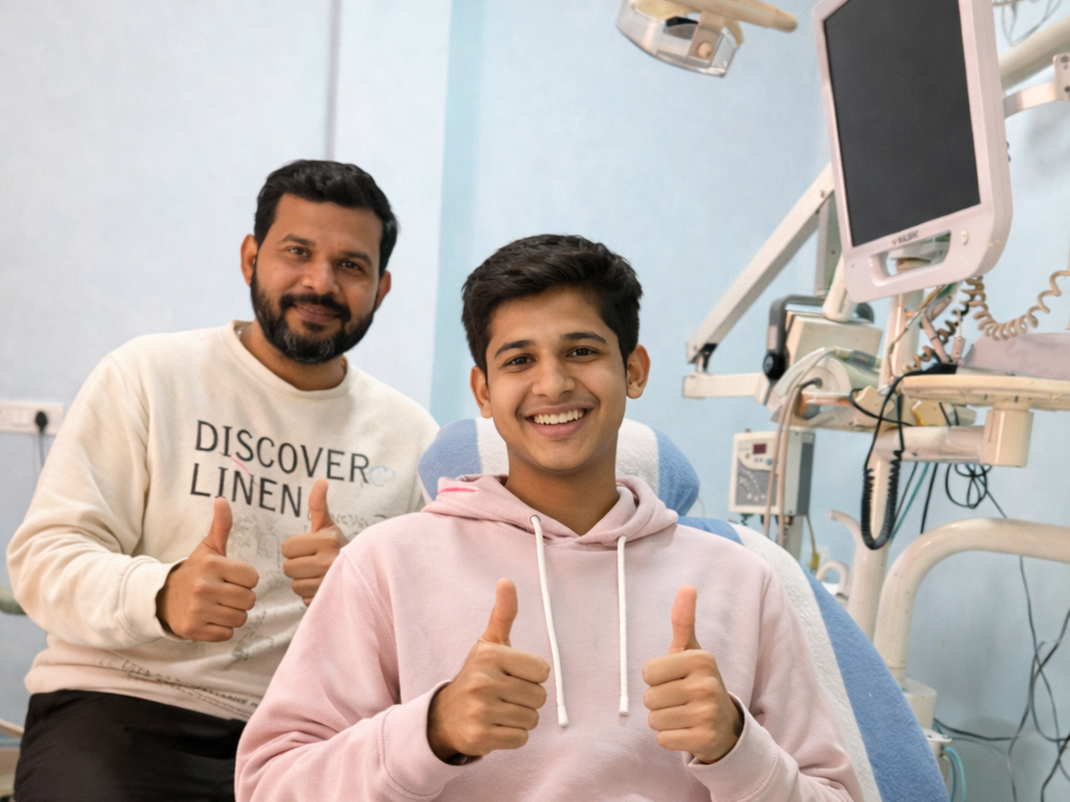 Clean, well-maintained interior of the dental clinic in Katihar