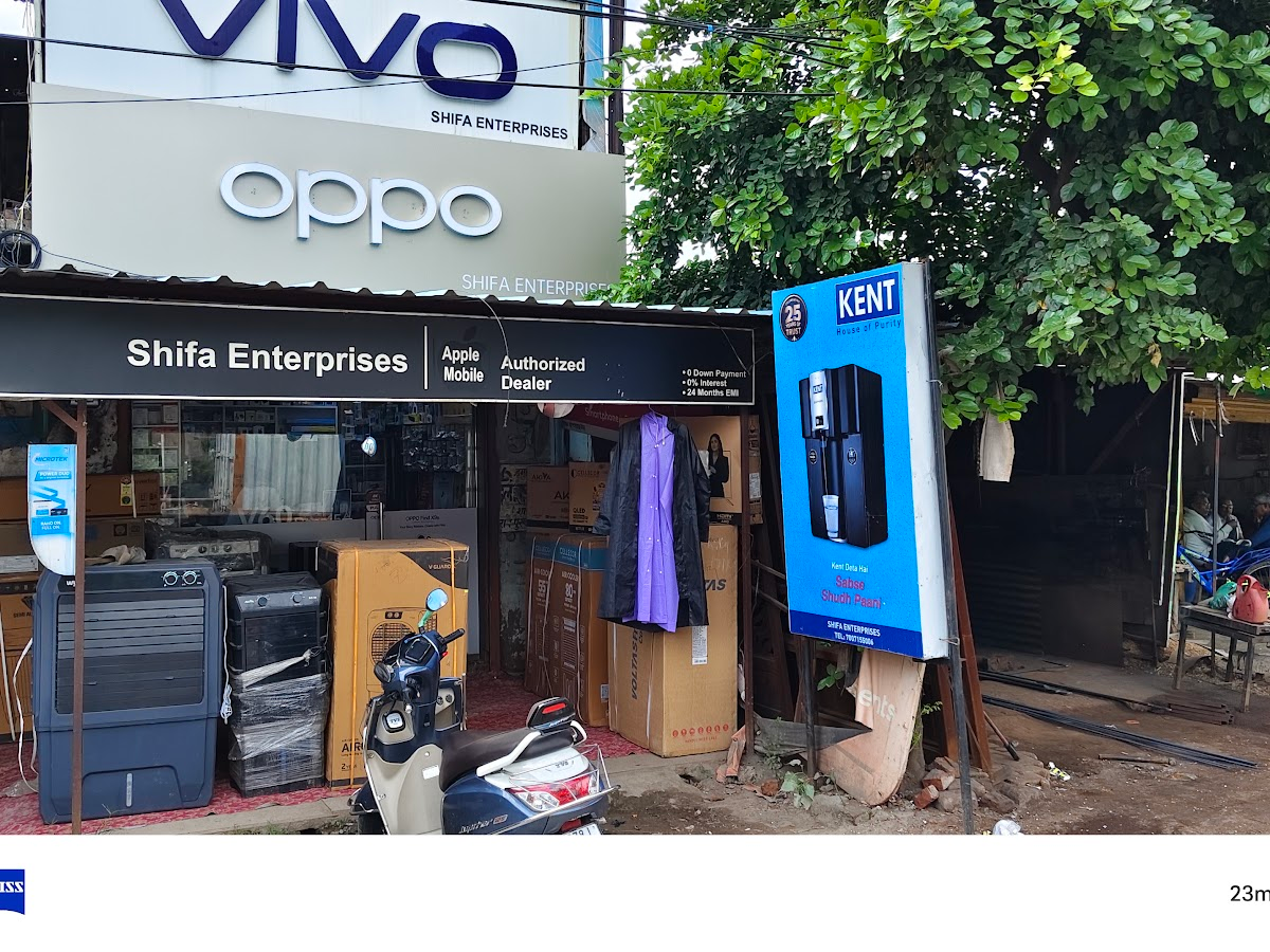 Home and electrical appliances stocked at Shifa Enterprises in Sadullahpur