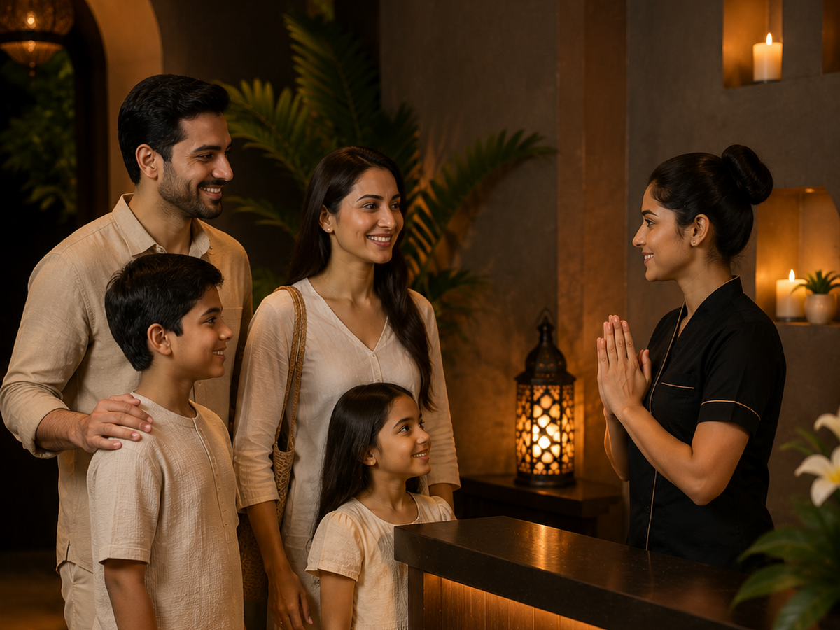 Relaxing spa ambiance at Mitsu Wellness Spa, Thane