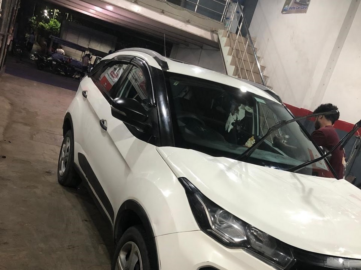Exterior of PrimeLine Auto Care garage on Kesnand Road, Wagholi, Pune