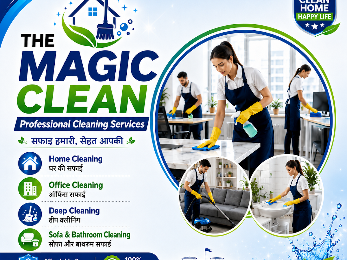 Carpet shampoo cleaning by The Magic Clean team