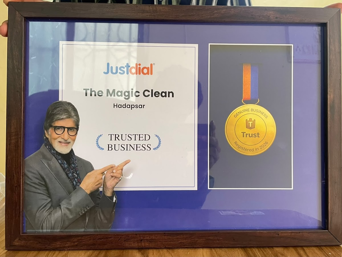 Kitchen degreased and cleaned by The Magic Clean, Pune