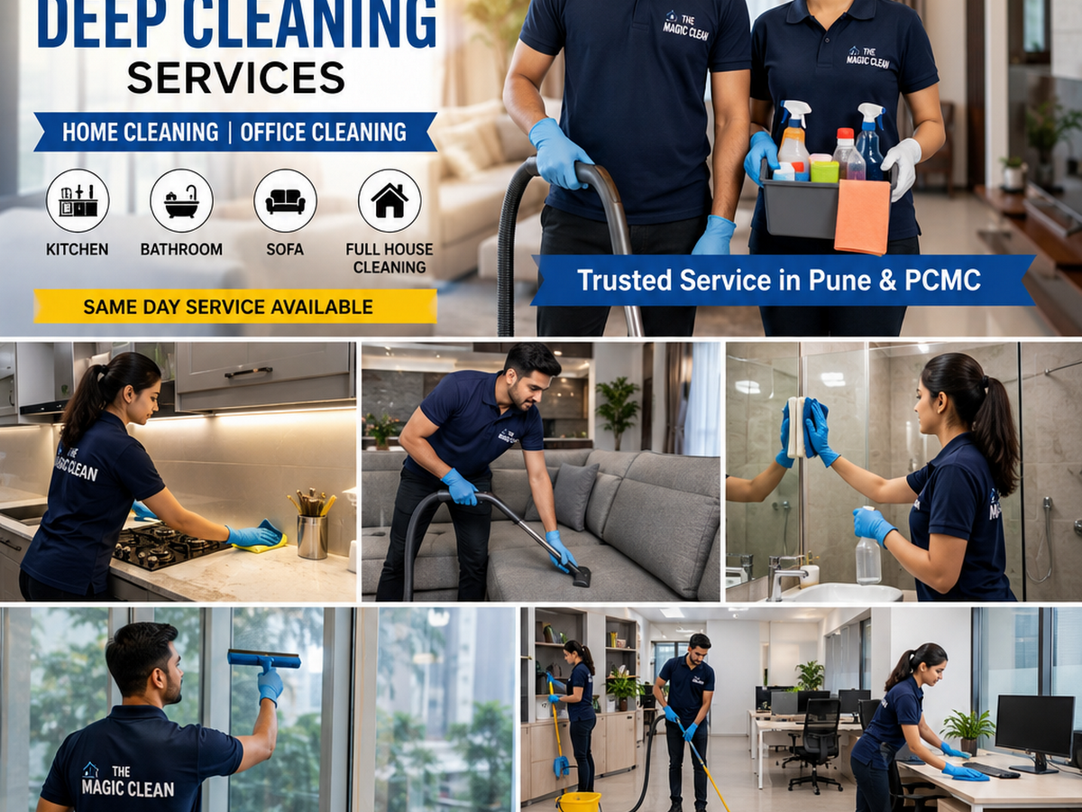 Hard-to-reach corners cleaned by The Magic Clean team