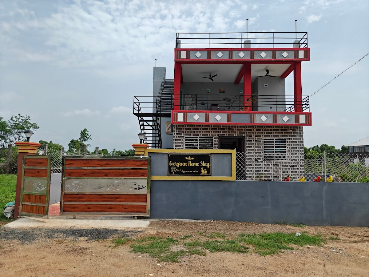 Nature-wrapped property at Evergreen Home Stay on Tadoba Road